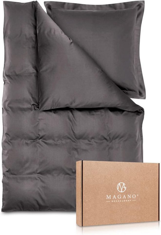 MAGANO Bettwäsche, Luxus Bambus & Baumwolle Satin, 400 TC Luxusqualität, Hypoallergen, Thermoregulierend von MAGANO
