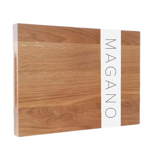 MAGANO Eiche Schneidebrett 36x26x3cm | Made in Germany I Hochwertiges & langlebiges Küchenbrett | Design & robuste Verarbeitung für Profis & Hobbyköche I Eiche Holzbrett für Gemüße & Fleisch MAGANO Eiche Schneidebrett 36x26x3cm | Made in Germany I Hochwertiges & langlebiges Küchenbrett | Design & robuste Verarbeitung für Profis & Hobbyköche I Eiche Holzbrett für Gemüße & Fleisch von MAGANO