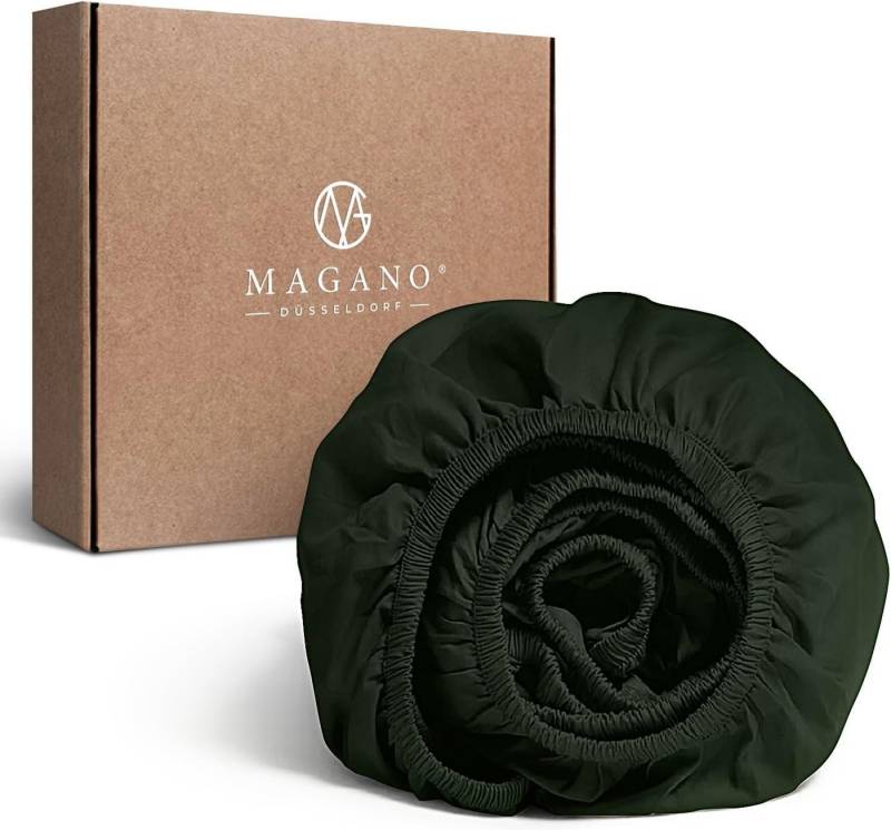 MAGANO Spannbettlaken Bambus & Baumwolle Satin, Luxus Bettlaken, Gummizug: rundum, 400 TC Luxusqualität, Hypoallergen, Thermoregulierend MAGANO Spannbettlaken Bambus & Baumwolle Satin, Luxus Bettlaken, Gummizug: rundum, 400 TC Luxusqualität, Hypoallergen, Thermoregulierend von MAGANO