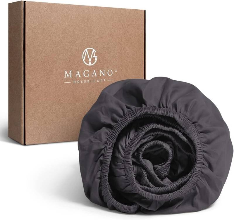 MAGANO Spannbettlaken Bambus & Baumwolle Satin, Luxus Bettlaken, Gummizug: rundum, 400 TC Luxusqualität, Hypoallergen, Thermoregulierend MAGANO Spannbettlaken Bambus & Baumwolle Satin, Luxus Bettlaken, Gummizug: rundum, 400 TC Luxusqualität, Hypoallergen, Thermoregulierend von MAGANO
