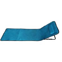 Blaue Faltmatratze in Stahl mit Meruskissen Blaue Faltmatratze in Stahl mit Meruskissen von MAGAZZINI COSMA