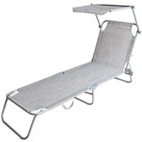 Magazzini Cosma - Metal Beach Falting Beach Schwarzer Winder mit Abel Tettuccio - Grey - Grey von MAGAZZINI COSMA