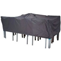 Wasserdichtes Abdeckungsblatt für rechteckige Tische für den Außenbereich - 200x130x60 cm. von MAGAZZINI COSMA