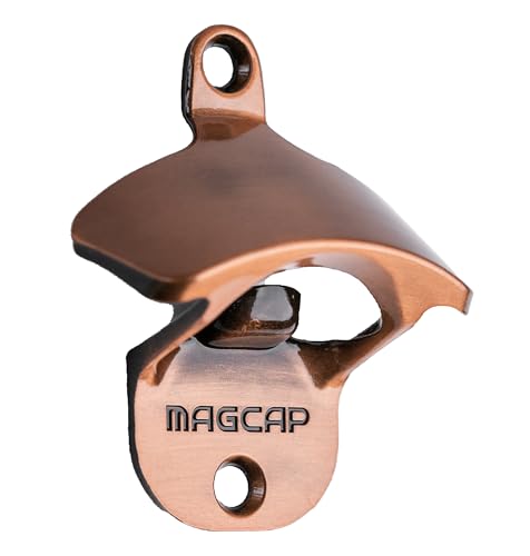 MAGCAP Magnetischer Flaschenöffner zur Wandmontage Antikkupfer von MAGCAP