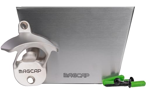 MAGCAP Magnetischer Wandmontierter Flaschenöffner und Flaschenkappenfänger Set MAGCAP Magnetischer Wandmontierter Flaschenöffner und Flaschenkappenfänger Set von MAGCAP