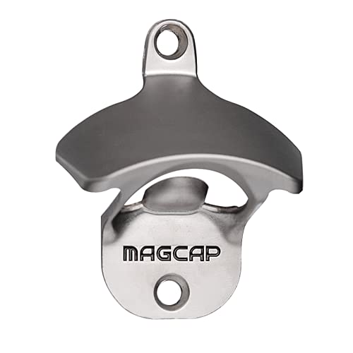 Magcap Flaschenöffner zur Wandmontage, der Kronkorken auffängt. von MAGCAP