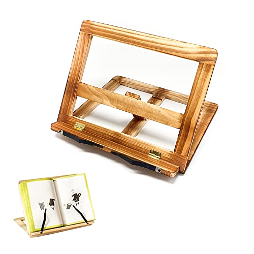Verstellbare Holz Kochbuch Halterung mit Seitenhalter. Buchhalter Leseständer Kleine Lese, Musik, Kochbücher, iPads und Tablets. Verstellbare Holz Kochbuch Halterung mit Seitenhalter. Buchhalter Leseständer Kleine Lese, Musik, Kochbücher, iPads und Tablets. von MAGIC SELECT