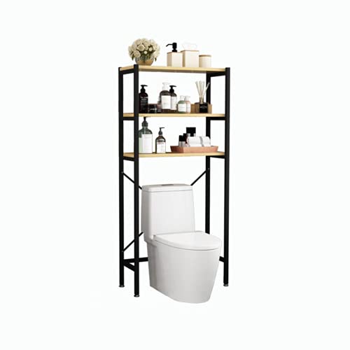 MAGIC SELECT Toilettenregal. Platzsparendes Lagerregal mit 3 Ebenen. Badezimmer-Organizer Regal über der Toilette oder Waschmaschine. Holz E1 und Stahl. von MAGIC SELECT