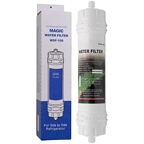 Magic Water Filter WSF-100 | Wasserfilter mit Schraubverschluß kompatibel mit Samsung Kühlschränken - externer Side-by-Side Kühlschrank Filter WSF100 von Magic Water Filter