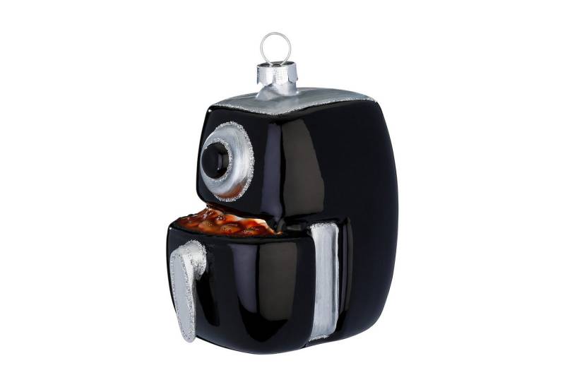 MAGIC by Inge Christbaumschmuck, Christbaumschmuck Glas 9,5cm Airfryer Fritteuse Figur Schwarz von MAGIC by Inge