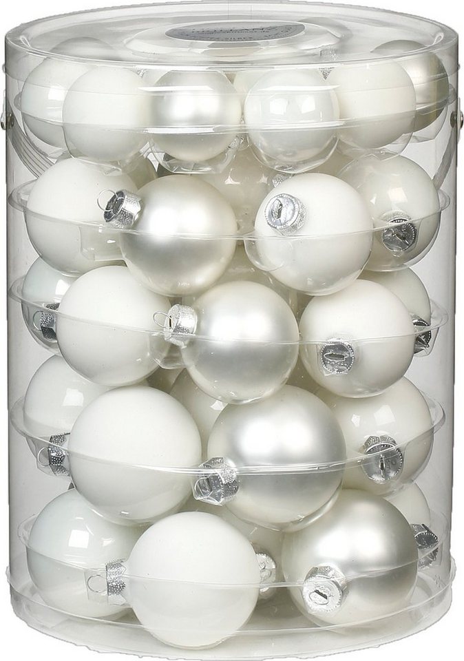 MAGIC by Inge Christbaumschmuck, Weihnachtskugeln Mini Mix Glas, 44er Set von MAGIC by Inge
