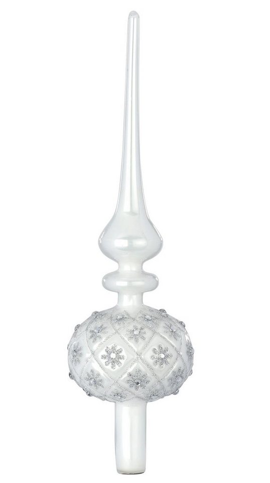 MAGIC by Inge Christbaumspitze, Christbaumspitze XL Blumen Muster Glas 31cm, 1 Stück MAGIC by Inge Christbaumspitze, Christbaumspitze XL Blumen Muster Glas 31cm, 1 Stück von MAGIC by Inge