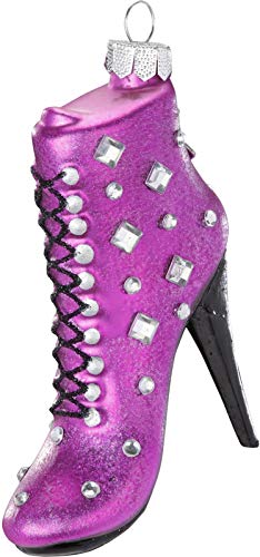 MAGIC Weihnachtskugeln Christbaumkugeln Glamour Glas Auswahl: Stiefelette m. Glitzer 10.5cm MAGIC Weihnachtskugeln Christbaumkugeln Glamour Glas Auswahl: Stiefelette m. Glitzer 10.5cm von MAGIC