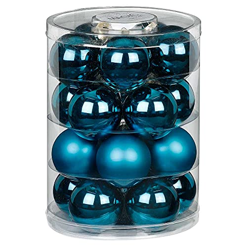 MAGIC Weihnachtskugeln Glas 6cm 20 STK. Christbaumkugeln (Deep Blue (blau)) von Magic: The Gathering