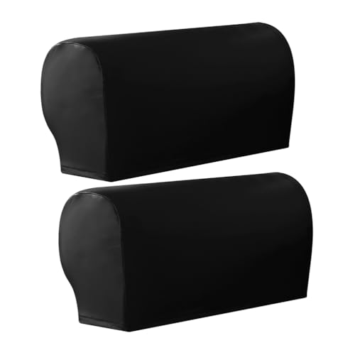 MAGICLULU 1 Paar Armlehnenabdeckung Stuhlhussen Armlehnenschoner Für Sofas rutschfeste Sofa-armlehnenbezüge Universelle Sofabezüge Sofa -armlehre Abdeckt Stuhlabdeckungen Black Pu-Leder MAGICLULU 1 Paar Armlehnenabdeckung Stuhlhussen Armlehnenschoner Für Sofas rutschfeste Sofa-armlehnenbezüge Universelle Sofabezüge Sofa -armlehre Abdeckt Stuhlabdeckungen Black Pu-Leder von MAGICLULU