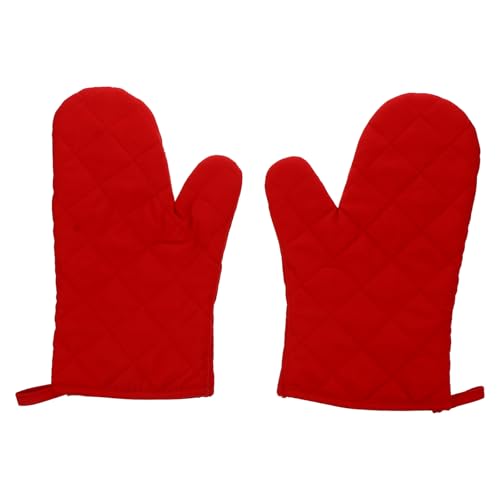 MAGICLULU 1 Paar Hitzebeständige Handschuhe Fäustlinge Kinder Silikonhandschuhe Backhandschuhe Mikrowellenhandschuhe Ofenhandschuhe Topflappen Backen Tablette Polyester rot MAGICLULU 1 Paar Hitzebeständige Handschuhe Fäustlinge Kinder Silikonhandschuhe Backhandschuhe Mikrowellenhandschuhe Ofenhandschuhe Topflappen Backen Tablette Polyester rot von MAGICLULU