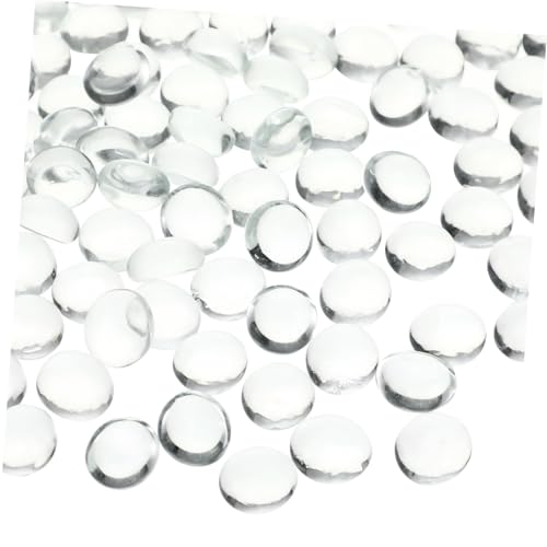 MAGICLULU 1 Packung Glas Flachperlen Vasen Dekorfüller Klare Murmeln Klare Perlen Für Vasen Klare Steine ​​Für Vasenfüller Vasenfüller Steine Grubenmurmeln Für Vasen von MAGICLULU