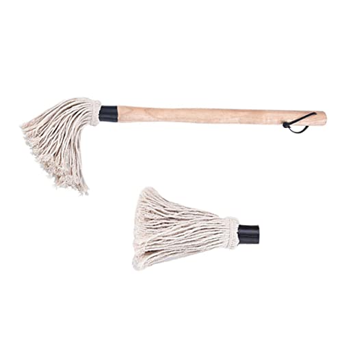 MAGICLULU Grillbürsten Grillzubehör Ölbürste Küchenutensilien 1 Set Bbq-bürste 2 Baumwollbürste von MAGICLULU