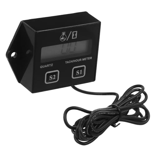 MAGICLULU 1 Satz Digitaler Tachometer für Kleinmotoren Präziser Drehzahlmesser für Motorsäge Rasenmäher und Atv mit Einfacher Installation und Robustem Design von MAGICLULU
