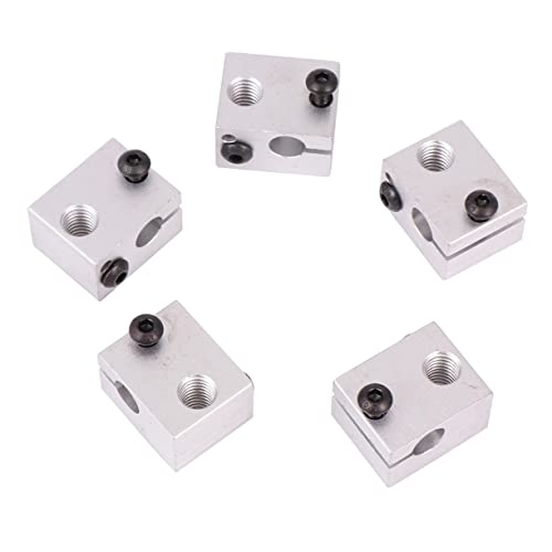 MAGICLULU 1 Satz Drucker Aluminium Heizblock Silber Hot End Heizblock 5 Stück MAGICLULU 1 Satz Drucker Aluminium Heizblock Silber Hot End Heizblock 5 Stück von MAGICLULU