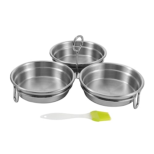 MAGICLULU 1 Satz Eierpfanne und Backform Backform für Eier Tarts und Einfach zu Reinigen Lebensmittelecht und Sicher für Familie Zufällige Farbe von MAGICLULU
