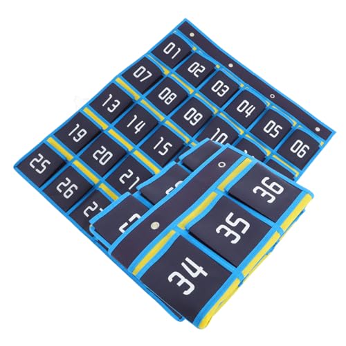 MAGICLULU 1 Satz Hängende Aufbewahrungstasche für Smartphones Nummerierte Fächer für Klassenräume Organizer für Wand und Türbefestigung Stilvolles Design für Schule und Uni MAGICLULU 1 Satz Hängende Aufbewahrungstasche für Smartphones Nummerierte Fächer für Klassenräume Organizer für Wand und Türbefestigung Stilvolles Design für Schule und Uni von MAGICLULU