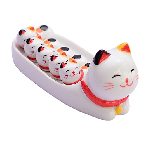 MAGICLULU Form Essstäbchen Racks 1 Set Von Regale Sushi Platte Essstäbchen Reste Verzierungen Für Tisch von MAGICLULU