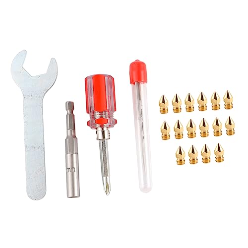 MAGICLULU 1 Satz Messingdüsenreinigungsnadel Filament Machen Entfernung Druckerdüse Ersatz Extrusion Teile Extruder 3d-drucker-kit Messingdüse Für 3d-drucker 3d Drucker Zubehör Metall von MAGICLULU