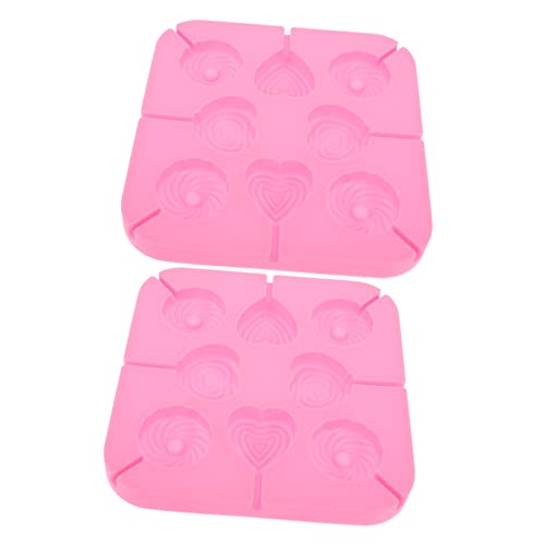 MAGICLULU 1 Satz Silikon Lollipop Formen für Diy Eis Lutscher Herzform Silikonmuster mit Stäbchen zum Herstellen von Fruchtigen Leckereien und Snacks MAGICLULU 1 Satz Silikon Lollipop Formen für Diy Eis Lutscher Herzform Silikonmuster mit Stäbchen zum Herstellen von Fruchtigen Leckereien und Snacks von MAGICLULU