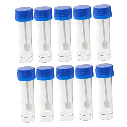 MAGICLULU 1 Satz Tasse Urinprobenbecher Mit Deckel Stuhlbehälter Container Behälter Für Stuhlproben Probetöpfe Hocker Testbecher Medizinischer Behälter Probenbehälter 10 Stück von MAGICLULU