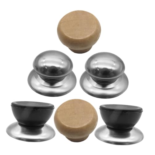 MAGICLULU 1 Satz Teiliges Topfdeckelknöpfe Aus Ersatzknöpfe Für Pfannen Und Töpfe Hitzebeständig Installieren Für Küchenzubehör 6 Stück MAGICLULU 1 Satz Teiliges Topfdeckelknöpfe Aus Ersatzknöpfe Für Pfannen Und Töpfe Hitzebeständig Installieren Für Küchenzubehör 6 Stück von MAGICLULU