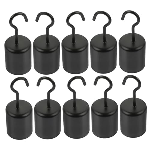 MAGICLULU 1 Satz Vintage Schwarz Haken Für Hanfseil Lampenaufhängung Für Und Außenbeleuchtung Tragfähigkeit Installieren Rustikaler Stil 10 Stück MAGICLULU 1 Satz Vintage Schwarz Haken Für Hanfseil Lampenaufhängung Für Und Außenbeleuchtung Tragfähigkeit Installieren Rustikaler Stil 10 Stück von MAGICLULU