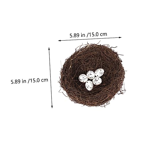 MAGICLULU 1 Satz Vogelnest im Landhausstil Gartenarbeit vogelnest Simulation Zweig Vogel dekorativer Vogel Rattan-Vogel vogelnest schmuck manuelles Vogelnest Krötenrebe MAGICLULU 1 Satz Vogelnest im Landhausstil Gartenarbeit vogelnest Simulation Zweig Vogel dekorativer Vogel Rattan-Vogel vogelnest schmuck manuelles Vogelnest Krötenrebe von MAGICLULU