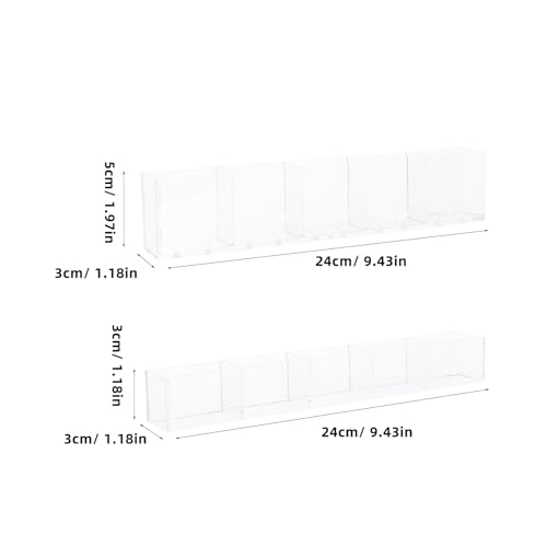 MAGICLULU 1 Set Strohhalmhalter für Schranktüren: Transparenter Strohhalmspenderbehälter aus Acryl – Wandmontierter Thekenaufbewahrungs-Organizer für Küchenregale, Essstäbchen, Löffel von MAGICLULU