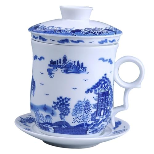 MAGICLULU Tee-ei-becher Keramik Teetassen Deckel Traditionelle Chinesische Teetasse Haushalts-teetasse Teebecher Декоативные Trinken Tassen MAGICLULU Tee-ei-becher Keramik Teetassen Deckel Traditionelle Chinesische Teetasse Haushalts-teetasse Teebecher Декоативные Trinken Tassen von MAGICLULU