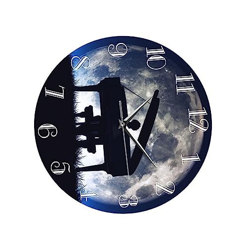MAGICLULU 1 Stück Hängende Uhrverzierung Für Mechanismus Uhren Modern Mit Digital Gold Groß Einfach Wanduhr Hauswarminggeschenk Haushaltsuhr Wandhängeuhr Stylische Hängeuhr Acryl Blau von MAGICLULU