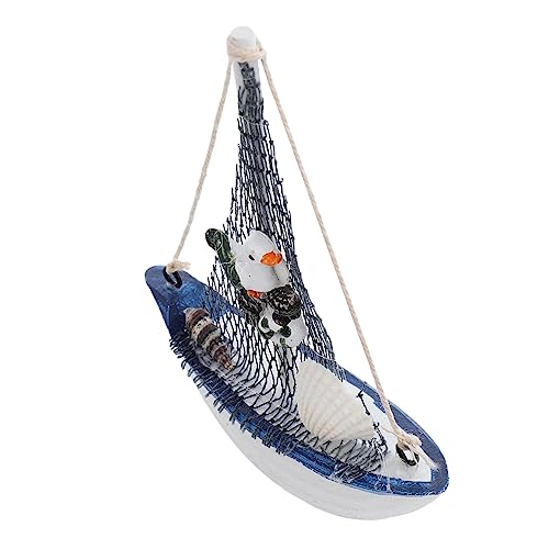 MAGICLULU 1 Stück Mediterranes Segelboot Modell Dekoratives Segelboot für Schreibtisch Wohnzimmer und Büro Kreatives mit Hochwertigem Holzmaterial Stilvolle Wohnungsdekoration von MAGICLULU