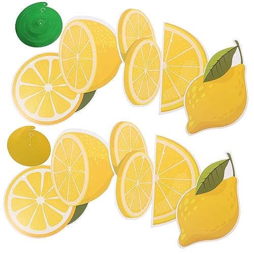 MAGICLULU 10 Sets Zitrone Hängende Wirbel Obst Thema Party Dekoration Decke Und Fenster Dekorationen MAGICLULU 10 Sets Zitrone Hängende Wirbel Obst Thema Party Dekoration Decke Und Fenster Dekorationen von MAGICLULU