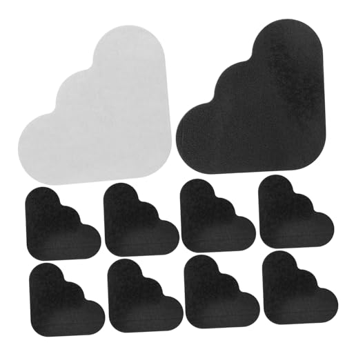 MAGICLULU 10 Stück Anti Rutsch Aufkleber Für Teppiche Im Innenbereich Unter Selbstklebendem Schutz Klebriger Anti Rutsch Teppich Wiederverwendbares Teppichband Raumgreifer Kantenteppich von MAGICLULU