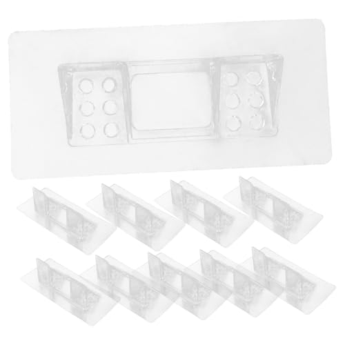 MAGICLULU 10 Stück Teiliges Extra Große Regalhalter für Küchenschrank und Kleiderschrank Stabiles Belastbares Regalstützsystem ohne Bohren Vielseitig für Bad Küche und Schrankorganisation von MAGICLULU