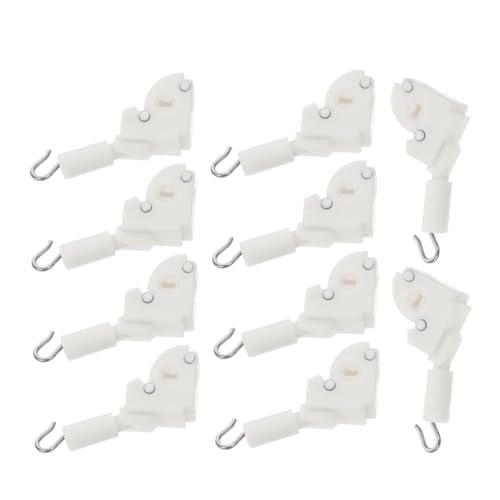 MAGICLULU 10 Stück Teiliges Fensterrollo Neigemechanismus Kunststoff Hakentilter Robustes Verriegelungssystem Kompatibel mit Rollos Römischen Jalousien und Vorhängen Einfache Montage für MAGICLULU 10 Stück Teiliges Fensterrollo Neigemechanismus Kunststoff Hakentilter Robustes Verriegelungssystem Kompatibel mit Rollos Römischen Jalousien und Vorhängen Einfache Montage für von MAGICLULU