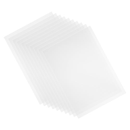 MAGICLULU 10 Stück Teiliges Klare PVC Platten Transparent Kunststoffblätter für Diy Bastelprojekte Bilderrahmen Schilder und MAGICLULU 10 Stück Teiliges Klare PVC Platten Transparent Kunststoffblätter für Diy Bastelprojekte Bilderrahmen Schilder und von MAGICLULU