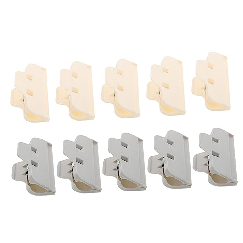 MAGICLULU 10 Stück Teiliges Lebensmittel Frischeclips Mehrzweck Beutelverschlüsse aus Robustem Material Luftdichte Snack und Gefrierbeutel Klammern Beige für Haushalt und Vorratsdosen MAGICLULU 10 Stück Teiliges Lebensmittel Frischeclips Mehrzweck Beutelverschlüsse aus Robustem Material Luftdichte Snack und Gefrierbeutel Klammern Beige für Haushalt und Vorratsdosen von MAGICLULU