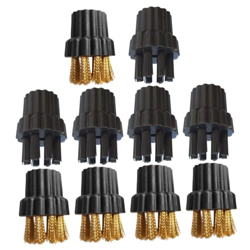 MAGICLULU 10 Stück Teiliges Multi Purpose Haushaltsgerät Bürstenkopf Haar und Kupferbürste Dampfreiniger Zubehör für Präzise von Möbeln Fliesen und Elektrogeräten MAGICLULU 10 Stück Teiliges Multi Purpose Haushaltsgerät Bürstenkopf Haar und Kupferbürste Dampfreiniger Zubehör für Präzise von Möbeln Fliesen und Elektrogeräten von MAGICLULU
