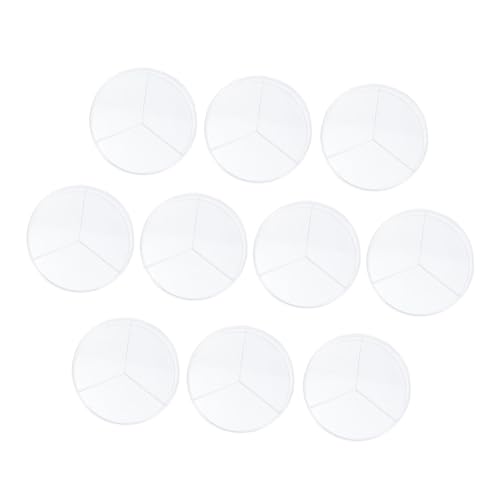 MAGICLULU 10 Stück Teiliges Petri schalen Drei Fächern Transparente Sterile Kultur schalen mit Deckel für Mikrobiologie Laboruntersuchungen und Biologische Experimente MAGICLULU 10 Stück Teiliges Petri schalen Drei Fächern Transparente Sterile Kultur schalen mit Deckel für Mikrobiologie Laboruntersuchungen und Biologische Experimente von MAGICLULU