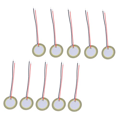 MAGICLULU 10 Stück Teiliges Scheiben mit Kupferplatte Hochwertige Piezoelektrische Keramik Chips für Akustische Instrumente Spielzeuge Uhren und Mikrofone MAGICLULU 10 Stück Teiliges Scheiben mit Kupferplatte Hochwertige Piezoelektrische Keramik Chips für Akustische Instrumente Spielzeuge Uhren und Mikrofone von MAGICLULU