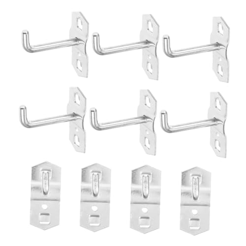 MAGICLULU 10 Stück Teiliges Schwerlast Metall Pegboard Haken Set für Wandhängesystem Werkstatt Garage Werkzeugaufbewahrung Vielseitig Sicher Stabil Einfache Montage MAGICLULU 10 Stück Teiliges Schwerlast Metall Pegboard Haken Set für Wandhängesystem Werkstatt Garage Werkzeugaufbewahrung Vielseitig Sicher Stabil Einfache Montage von MAGICLULU