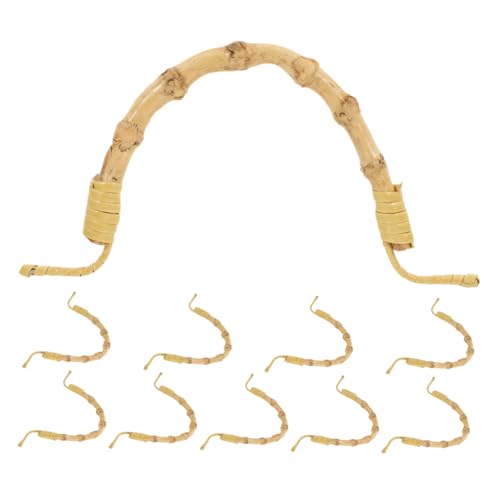 MAGICLULU 10 Stück Teiliges Teekannen Griff Ersatz U Förmig Rattan Hitzebeständig Robust Komfortabel Passend für Keramik Tee Kannen Zubehör für Sichere Handhabung von MAGICLULU