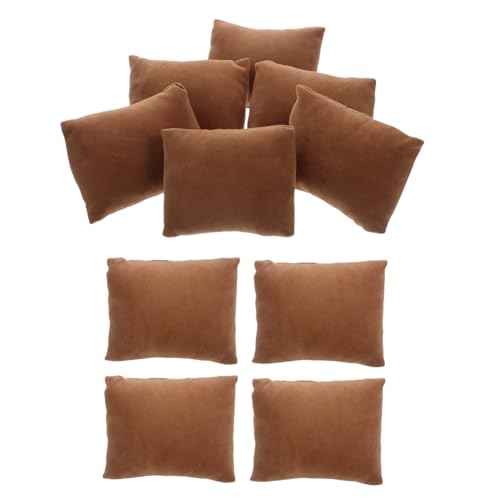 MAGICLULU 10 Stück Teiliges Uhrenkissen Weichem Lint-material Stilvolle Schmuckdisplay-kissen für Uhren und Armbänder Vielseitige Formstabile Polster für Schmuckkästen und Aufbewahrung von MAGICLULU