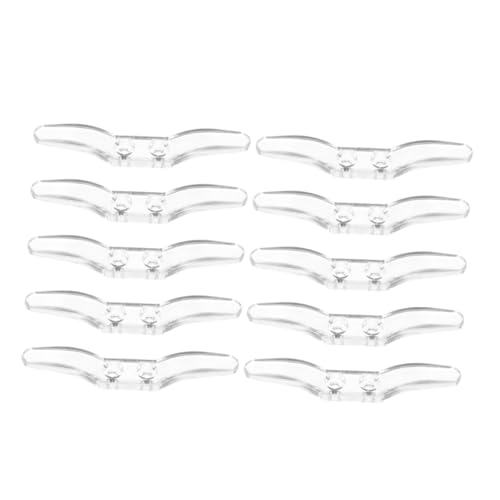 MAGICLULU 10 Stück Transparente Fensterrollo Kordelhalter für Jalousien Langlebiger Seilhalter zur Kabelbefestigung Praktischer Gardinenhaken für Zuhause und Büro Einfache Bedienung und von MAGICLULU